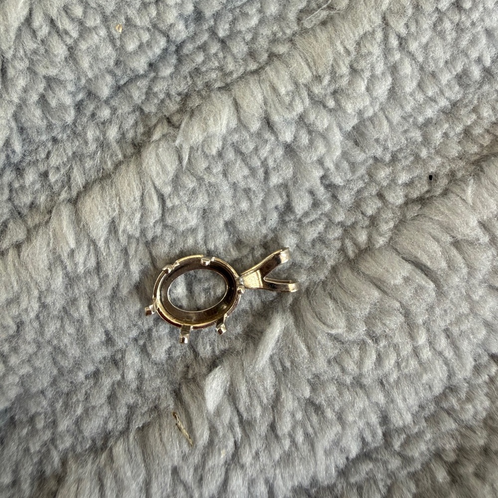 Elegant Sterling Silver 925 Pendant Setting